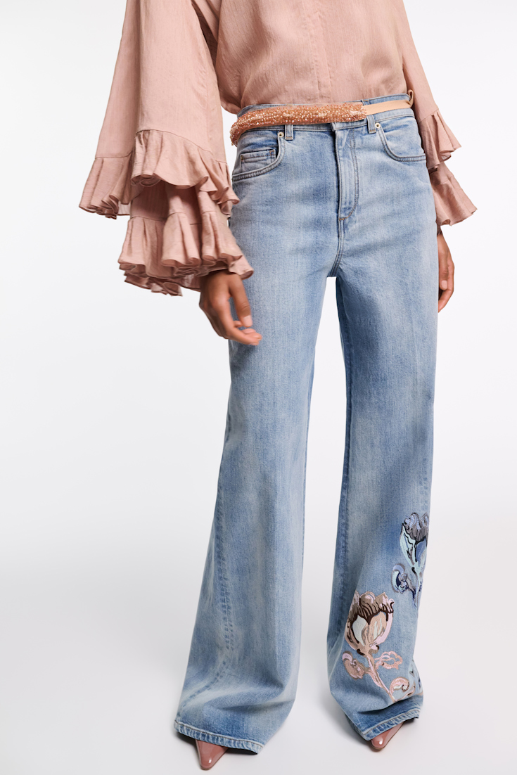 Dorothee Schumacher Striped organdy voile blouse with flounce cuffs make up