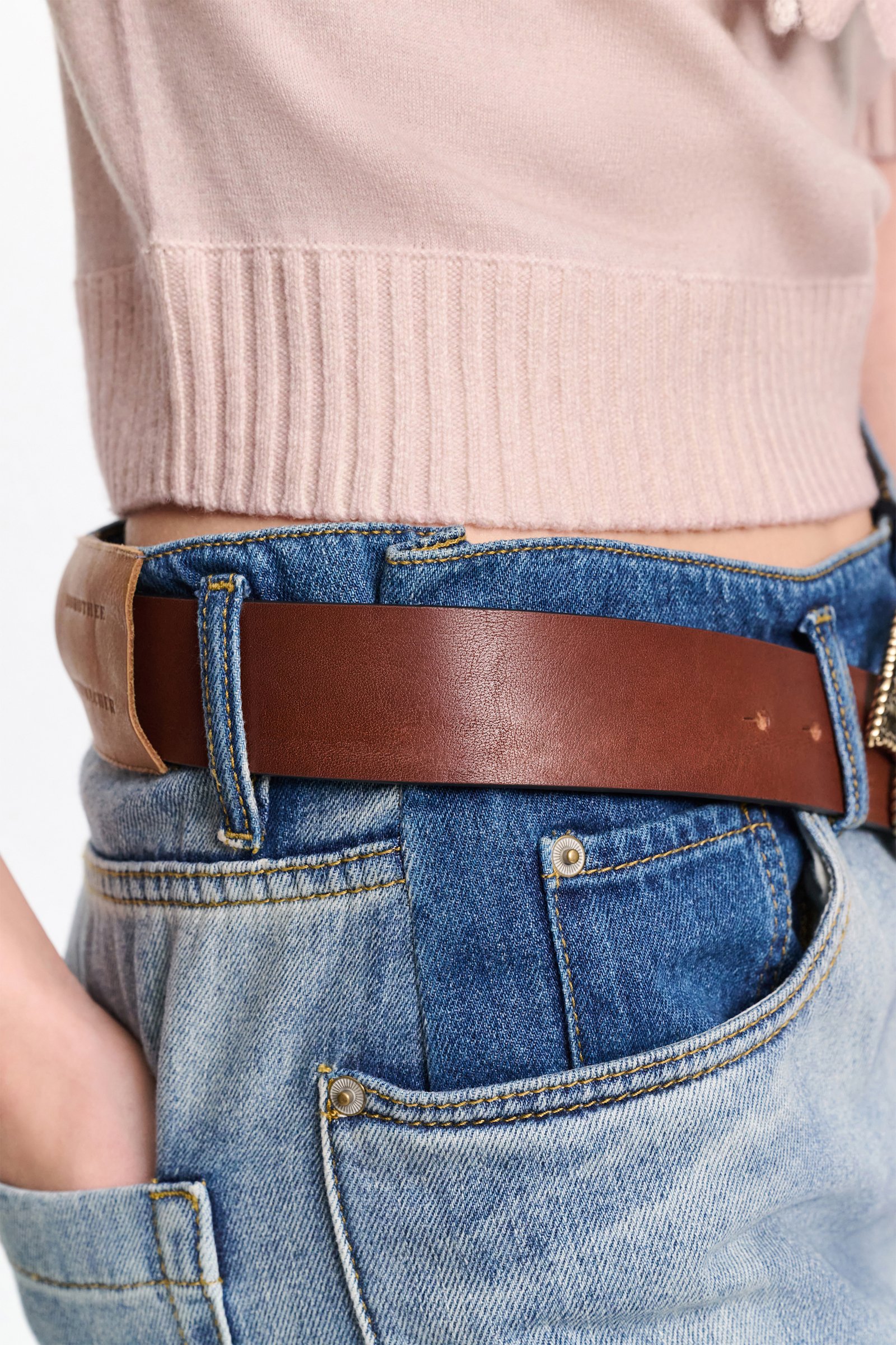 Dorothee Schumacher Baggy Jeans mit zweifarbigem cloudy Wash marble blue