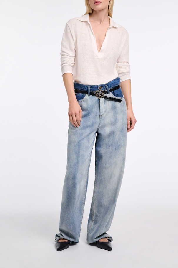 DENIM ROMANCE pants