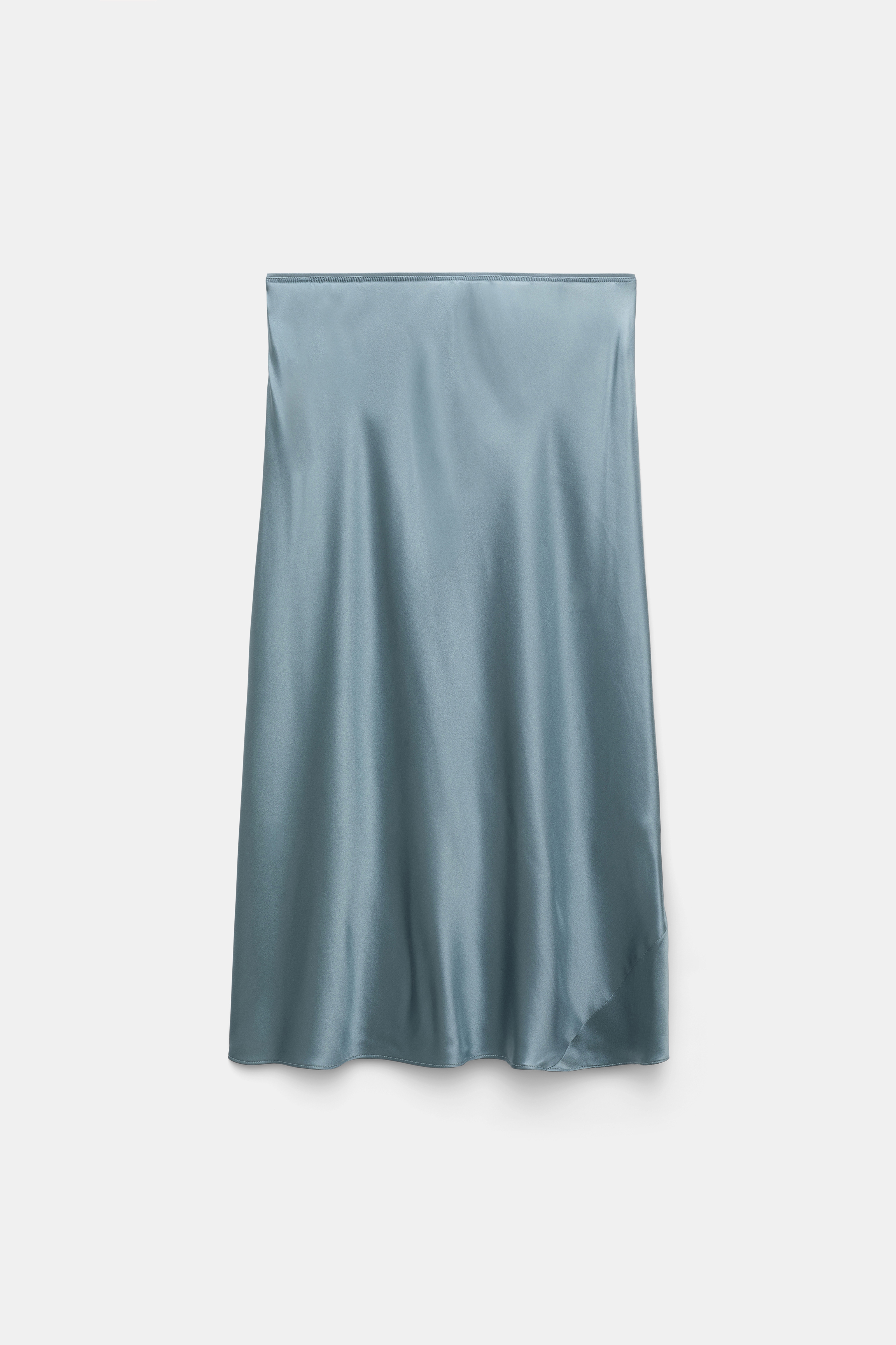 Dorothee Schumacher Silk charmeuse skirt malachite