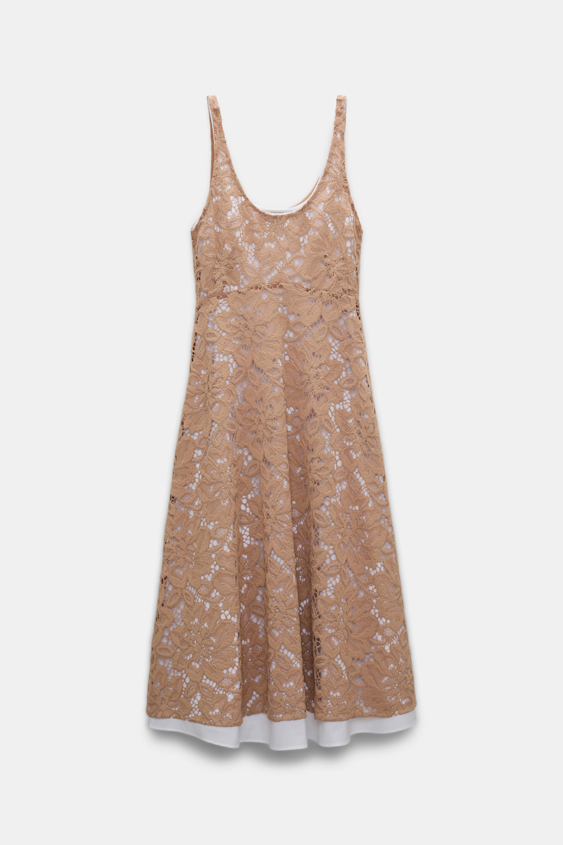 Dorothee Schumacher Lace Overlay Midi-dress