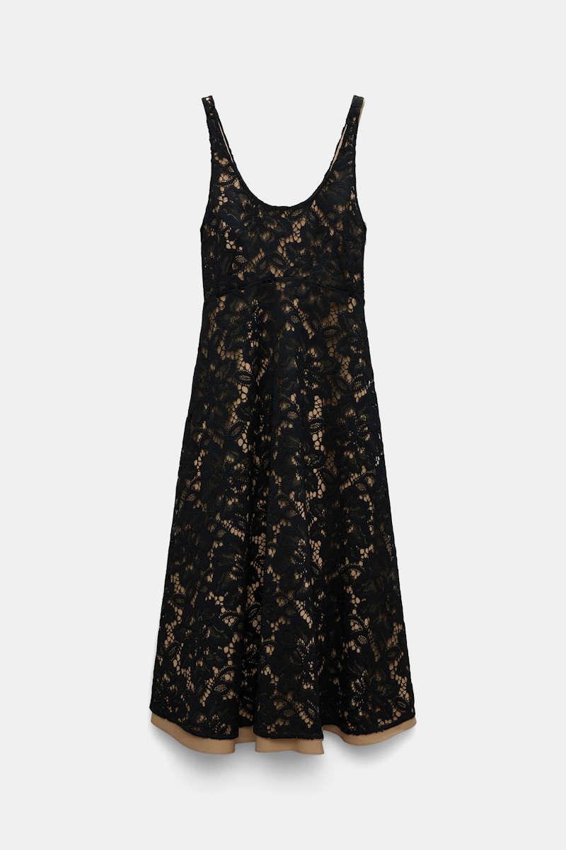 Dorothee Schumacher Lace Overlay Midi-dress