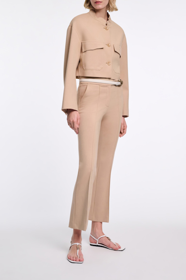 Dorothee Schumacher Verkürztes Jacket aus Punto Milano tender beige