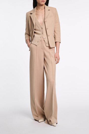 Dorothee Schumacher Mini blazer in Punto Milano tender beige