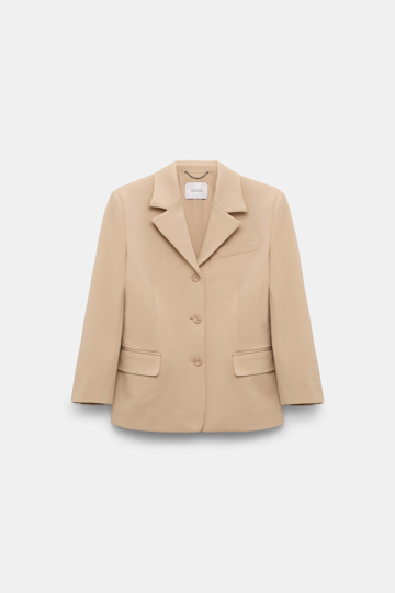 Dorothee Schumacher Mini blazer in Punto Milano tender beige