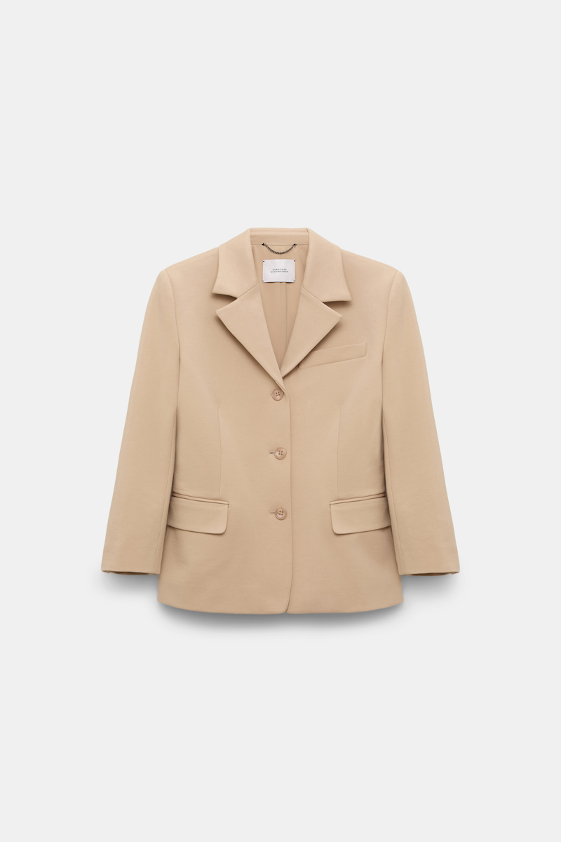 Shop Dorothee Schumacher Mini Blazer In Punto Milano