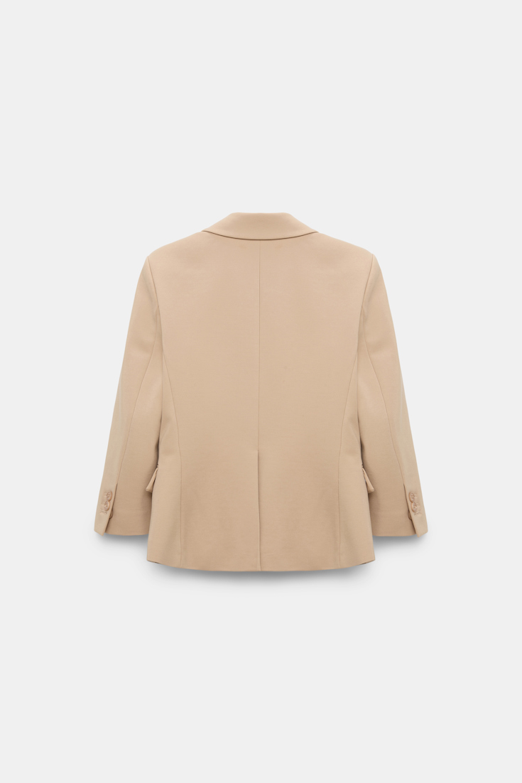 Dorothee Schumacher Mini blazer in Punto Milano tender beige