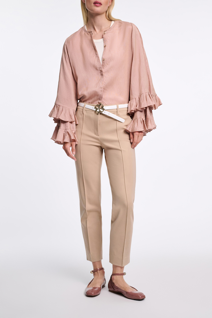 Dorothee Schumacher Cigarette pants in Punto Milano tender beige