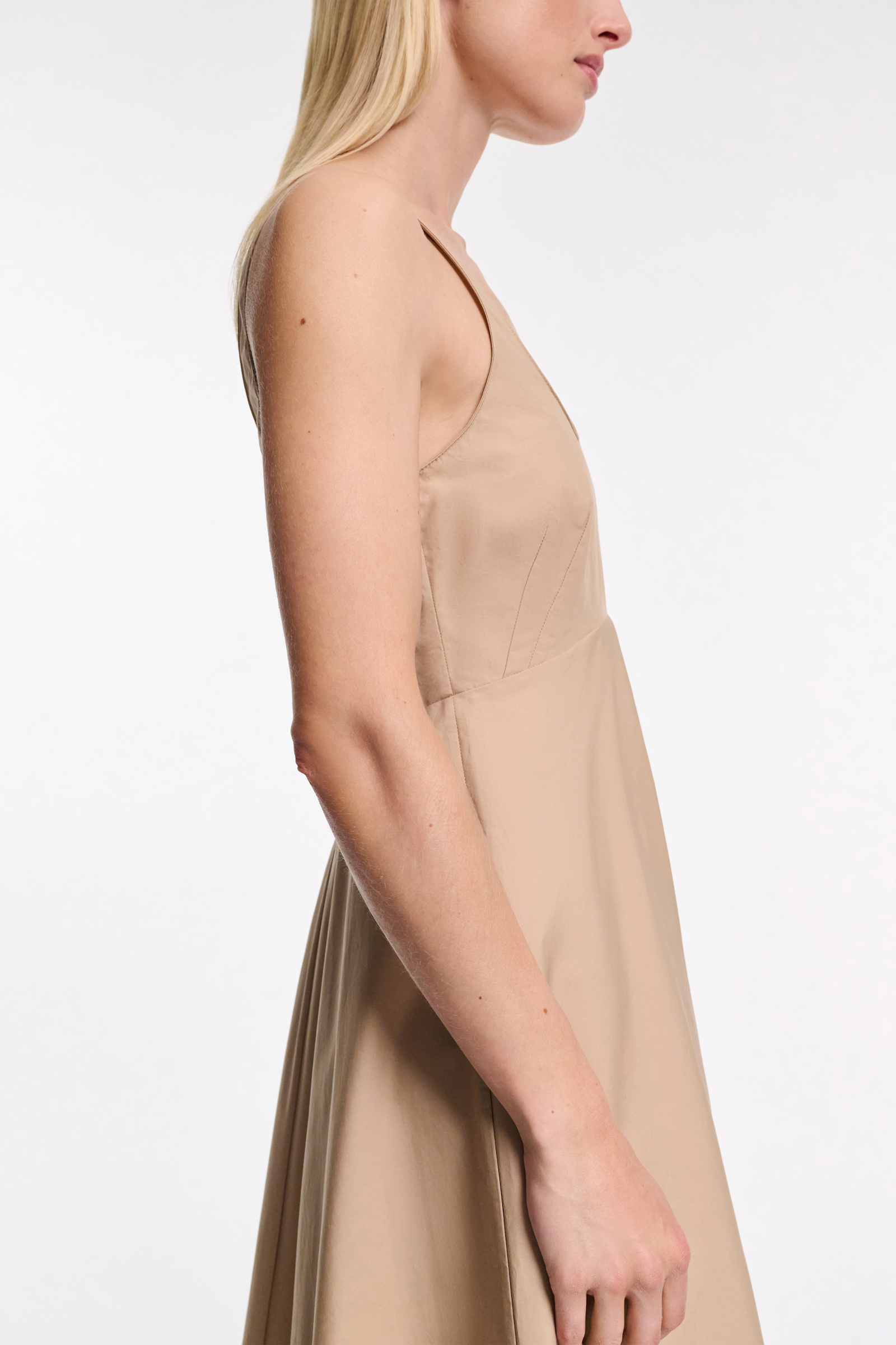 Dorothee Schumacher Cotton poplin midi-dress trench
