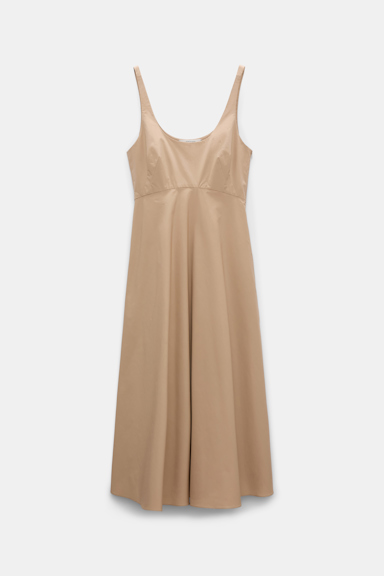 Dorothee Schumacher Cotton poplin midi-dress trench