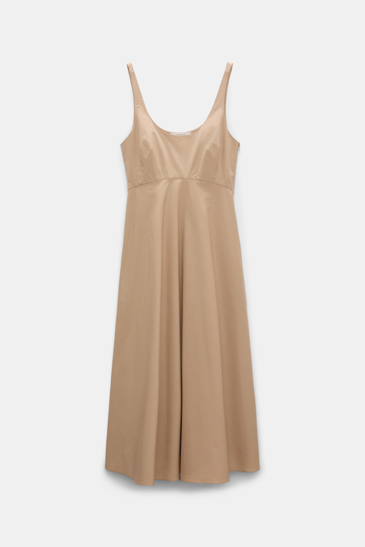 Dorothee Schumacher Cotton poplin midi-dress trench