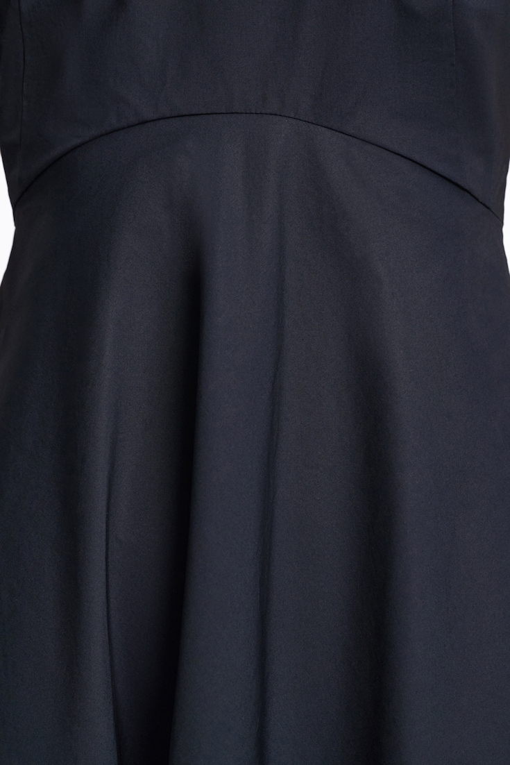 Dorothee Schumacher Cotton poplin midi-dress midnight
