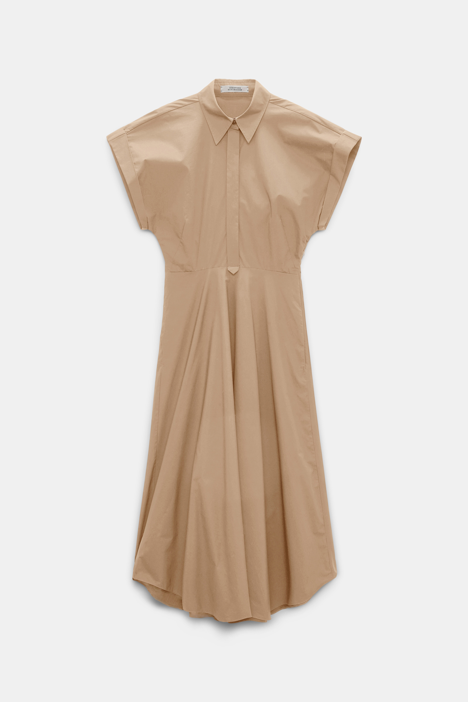 Dorothee Schumacher Cotton poplin midi-dress trench