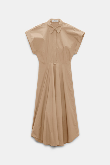 Dorothee Schumacher Cotton poplin midi-dress trench