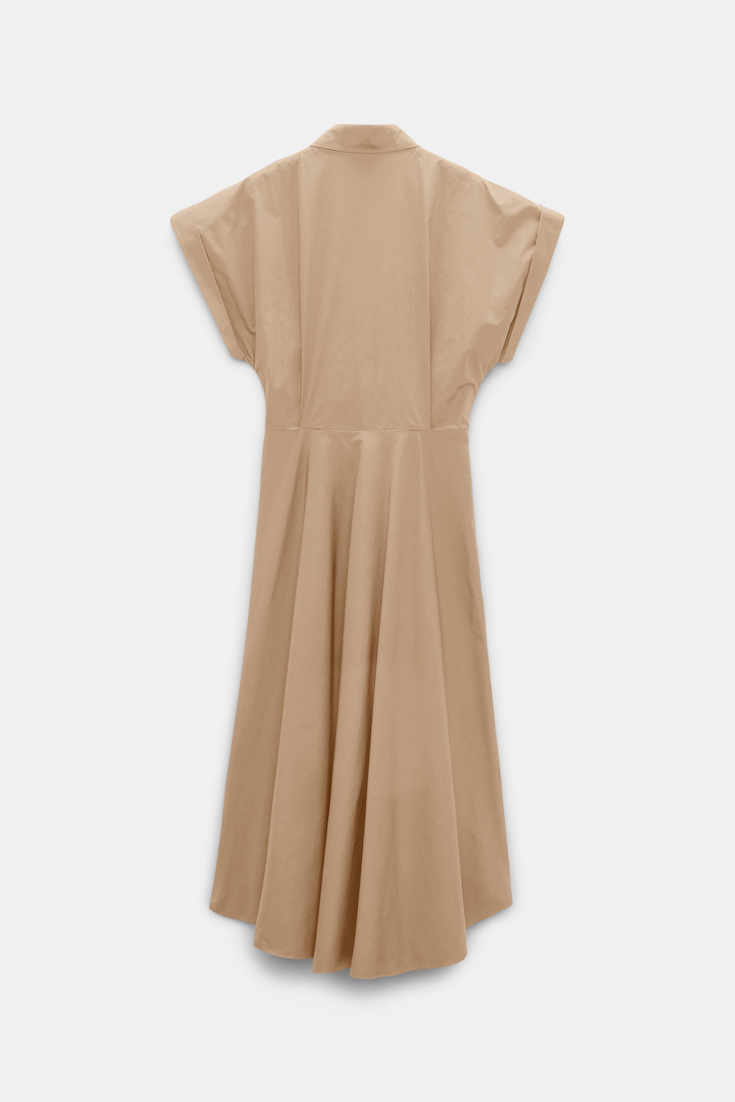 Dorothee Schumacher Cotton poplin midi-dress trench
