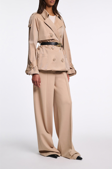 Dorothee Schumacher Trench coat with adjustable hemline trench