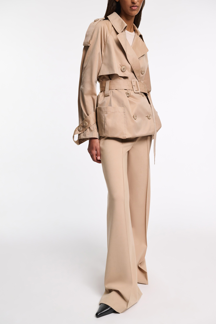 Dorothee Schumacher Trench coat with adjustable hemline trench