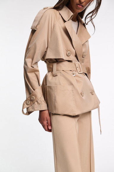 Dorothee Schumacher Zweireihiger Trenchcoat mit variabler Länge trench