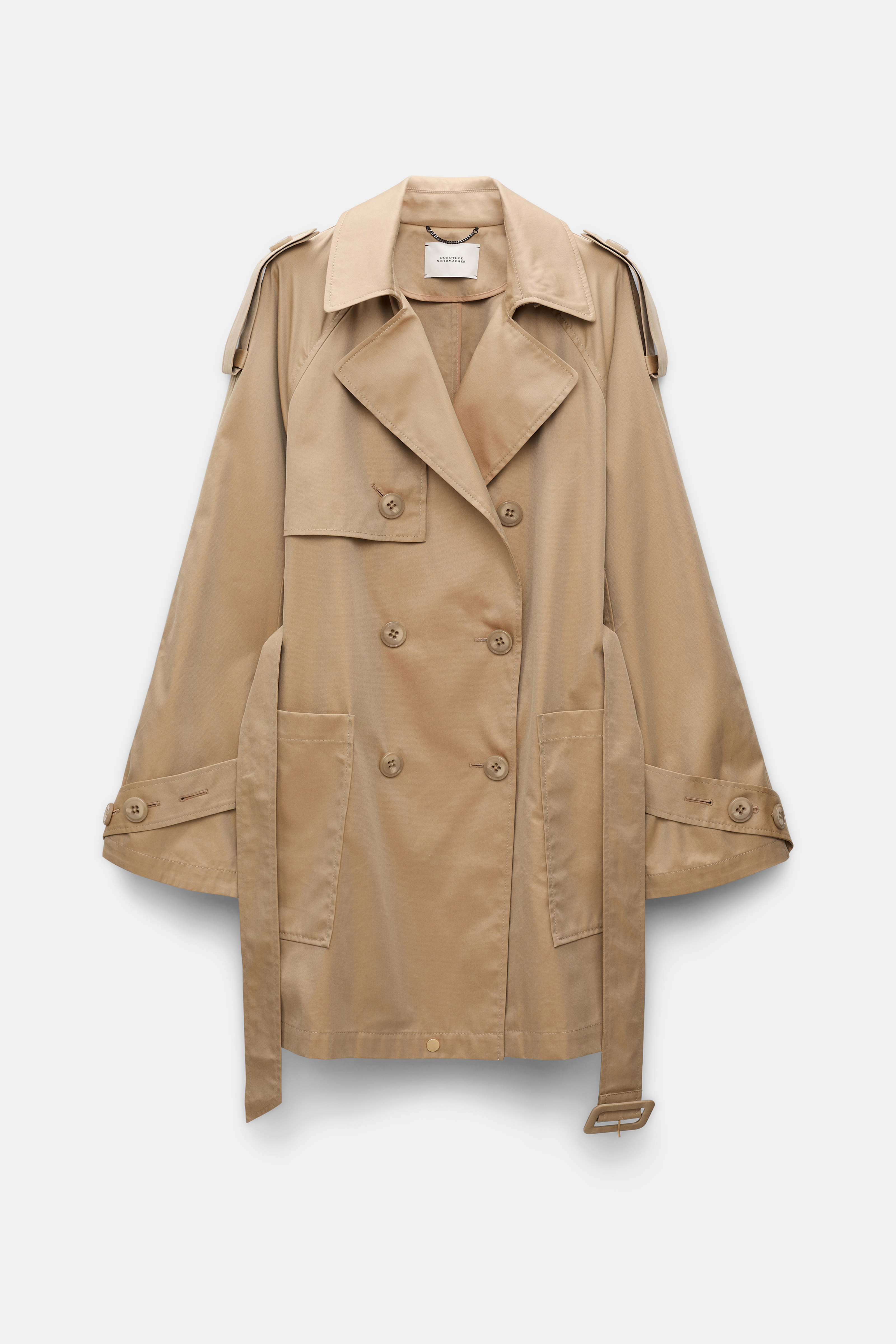 DOUBLE SHADE TRENCH COAT(－) BER24246B198_DARKOAK-