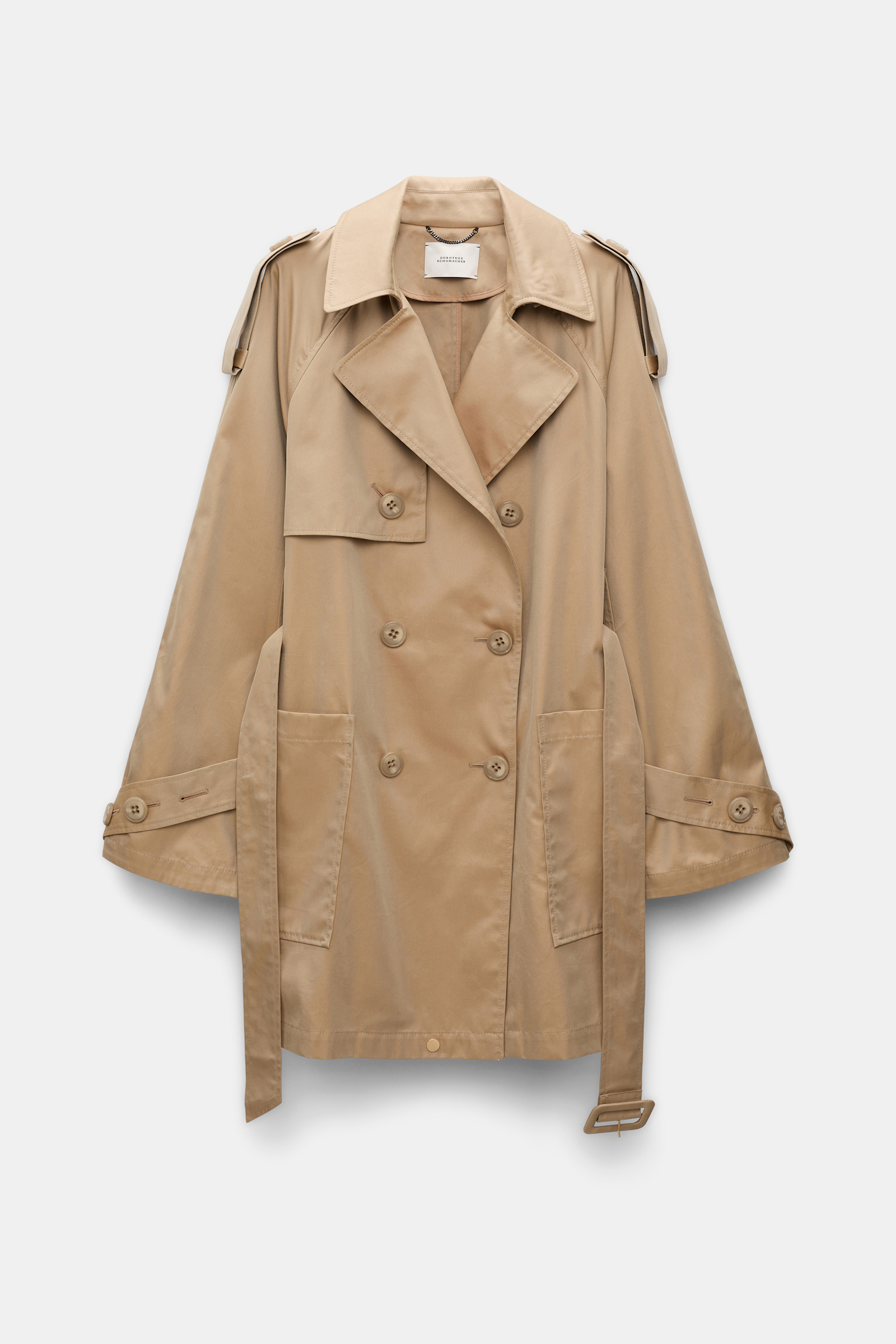 Dorothee Schumacher Trench coat with adjustable hemline trench