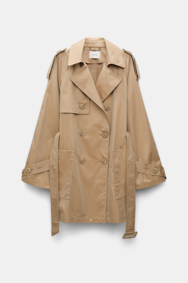 Dorothee Schumacher Zweireihiger Trenchcoat mit variabler Länge trench