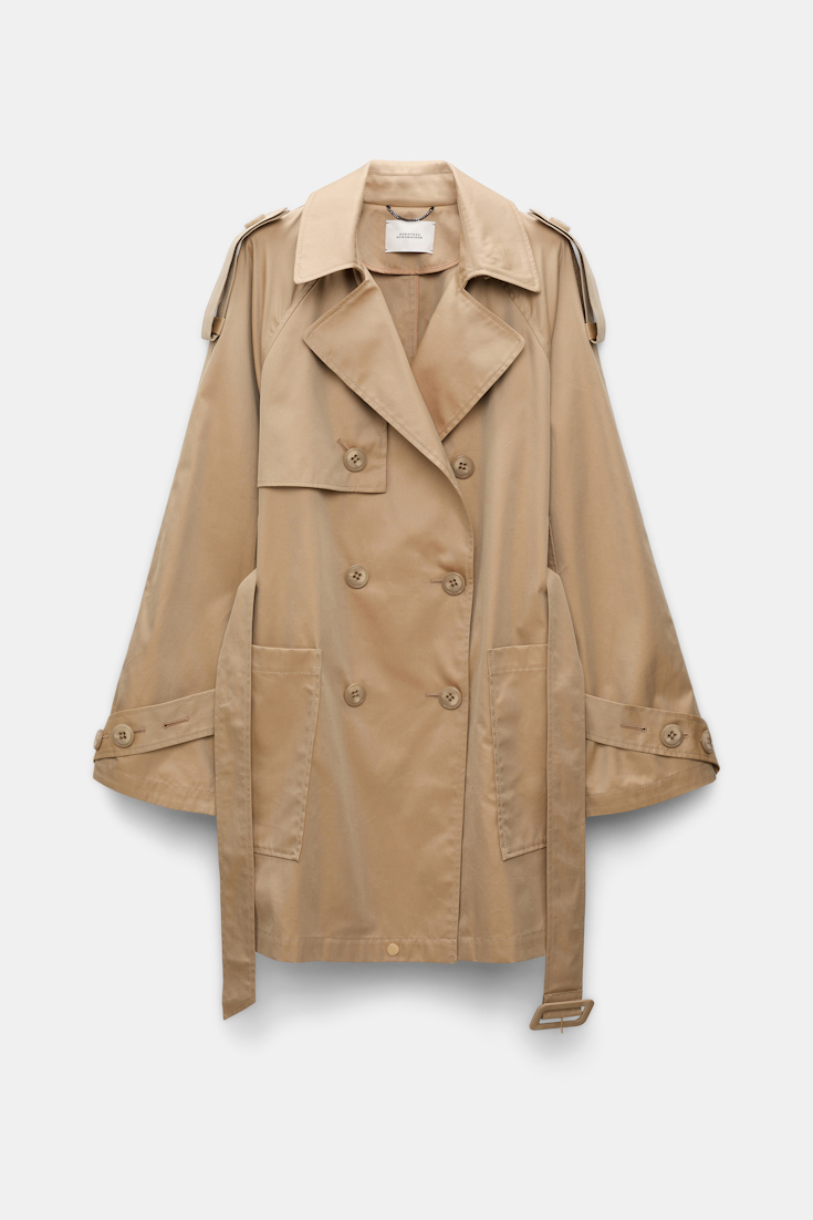 Dorothee Schumacher Trench coat with adjustable hemline trench