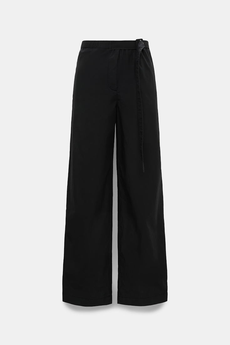 Dorothee Schumacher Lightweight cotton pants pure black