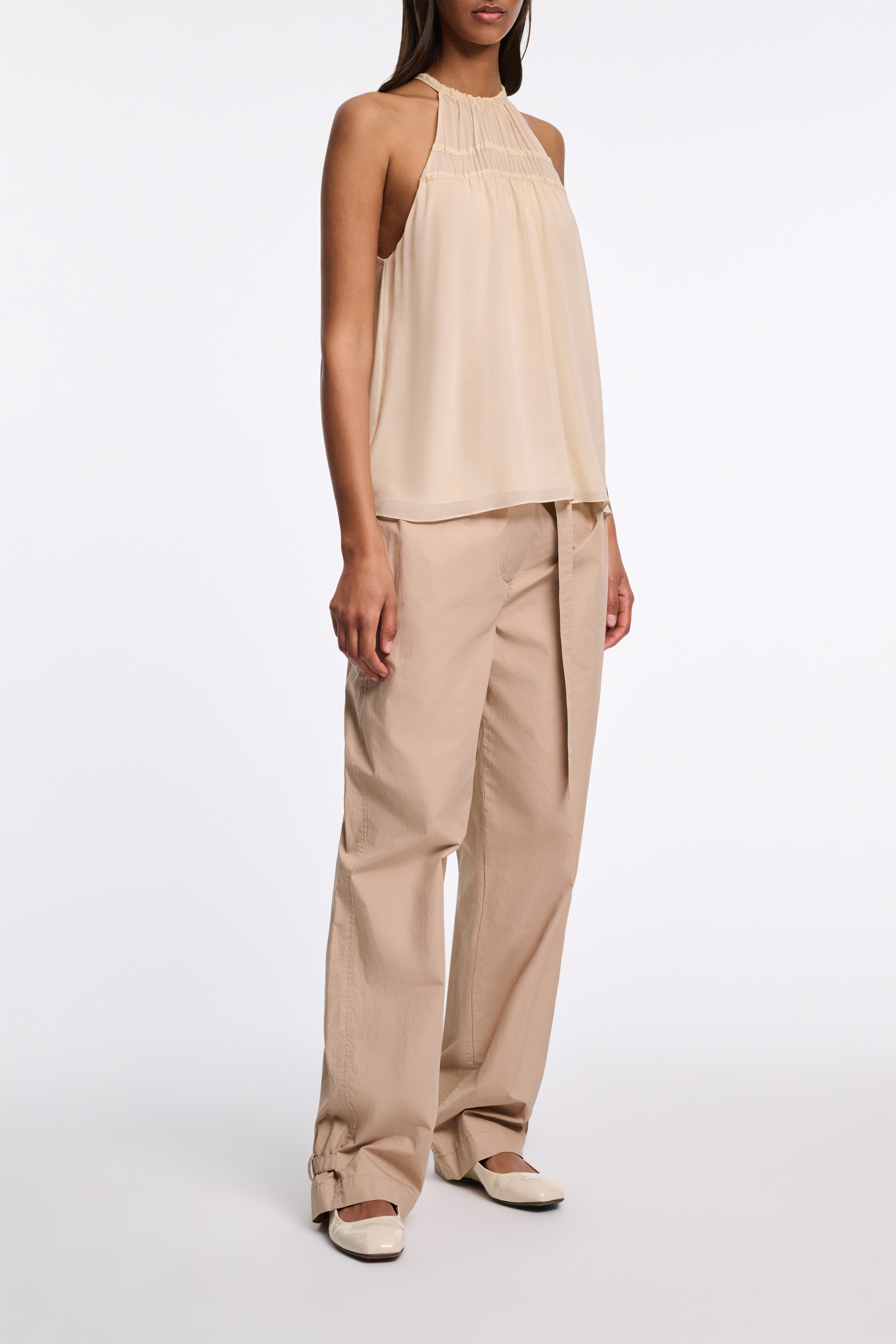 Dorothee Schumacher Silk-georgette tank