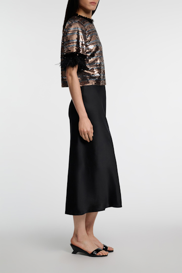 Dorothee Schumacher Shiny Mule Wedges pure black