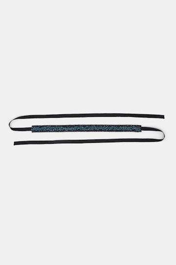 Dorothee Schumacher Sequin embellished ribbon tie belt powder blue