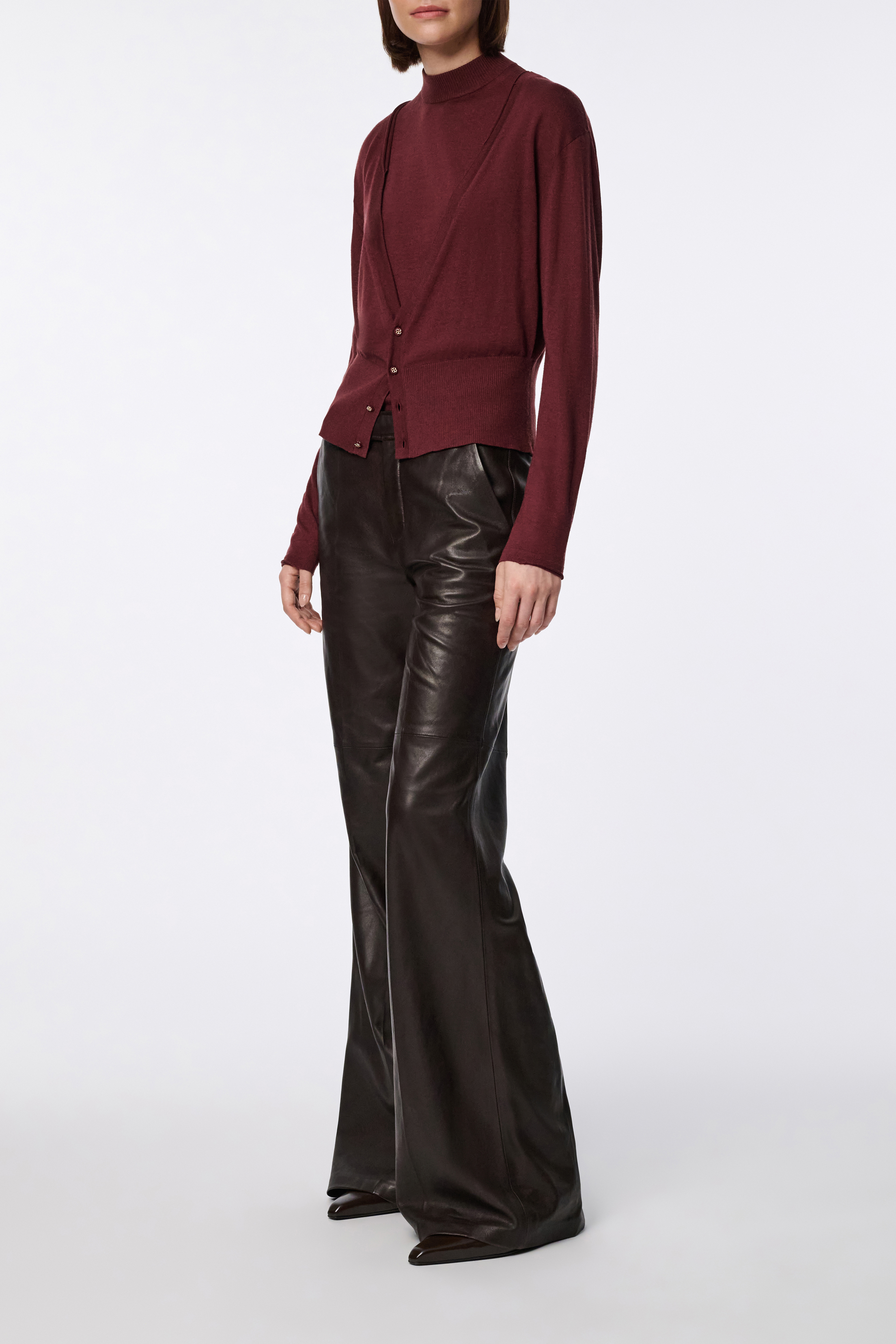 Dorothee Schumacher Virgin Merino-silk cap sleeve