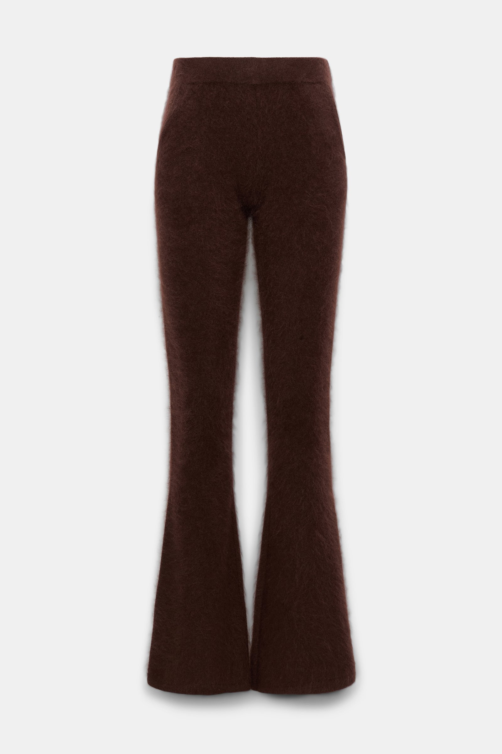 Dorothee Schumacher Virgin Merino-cashmere pants dark chocolate
