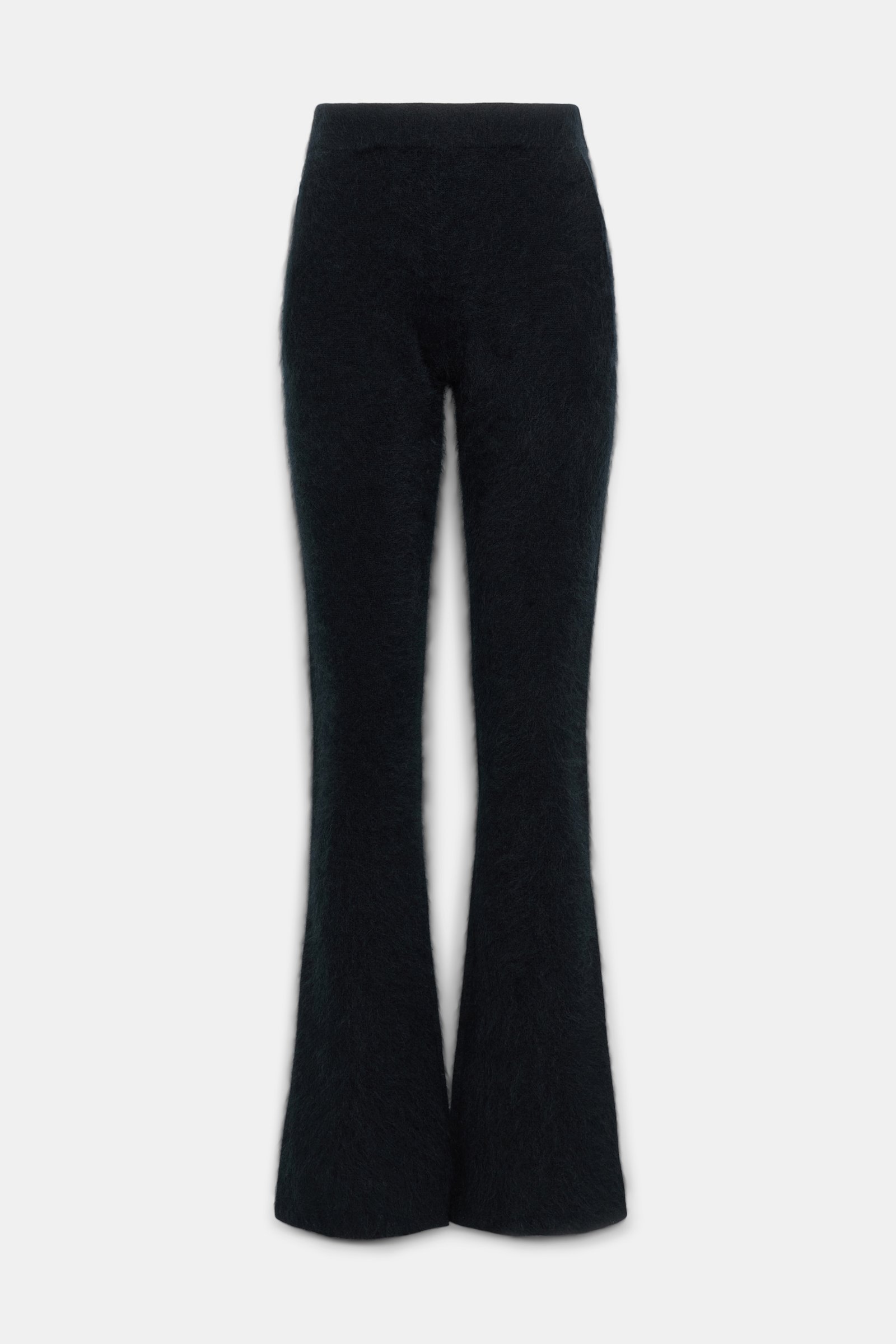 Dorothee Schumacher Fluffy Hose aus Merino und Kaschmir pure black