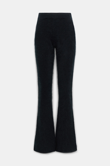 Dorothee Schumacher Fluffy Hose aus Merino und Kaschmir pure black