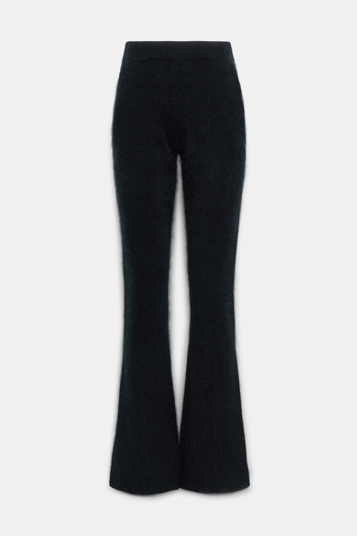 Dorothee Schumacher Fluffy Hose aus Merino und Kaschmir pure black