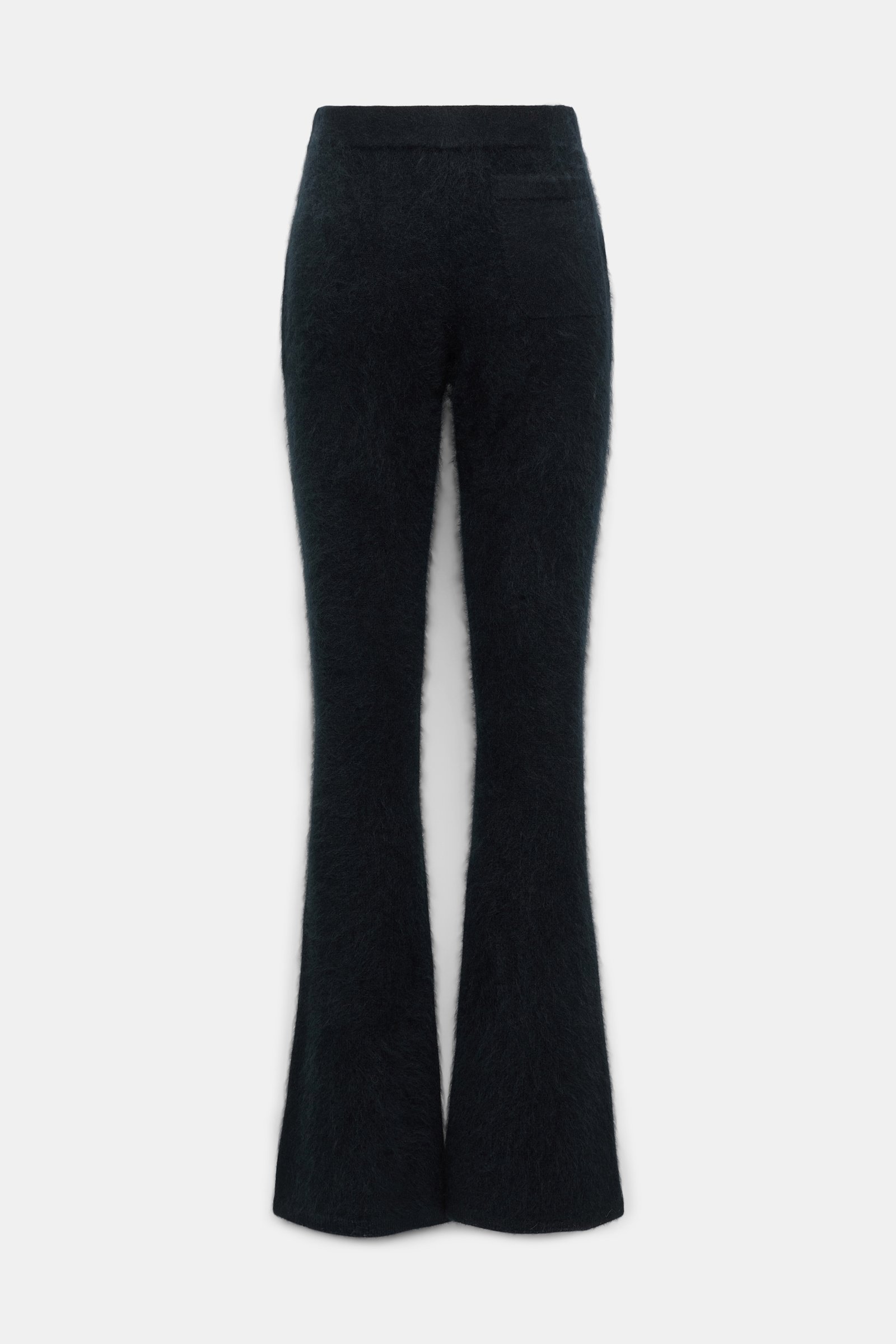 Dorothee Schumacher Fluffy Hose aus Merino und Kaschmir pure black