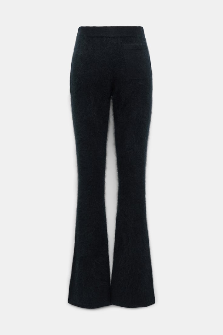 Dorothee Schumacher Fluffy Hose aus Merino und Kaschmir pure black