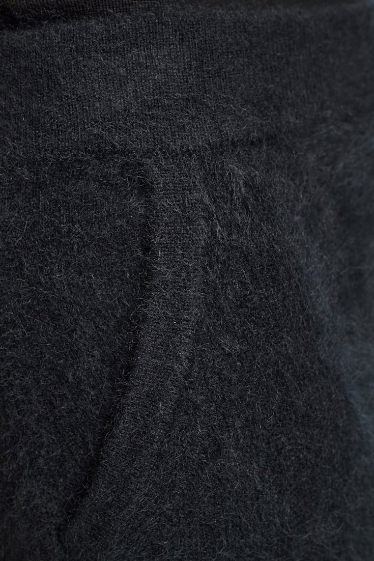 Dorothee Schumacher Virgin Merino-cashmere mini-skirt pure black