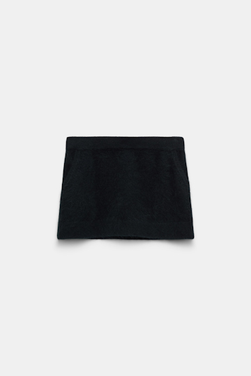 Dorothee Schumacher Virgin Merino-cashmere mini-skirt pure black