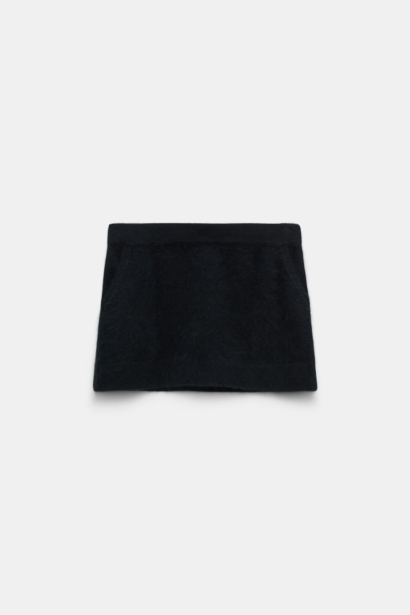 Dorothee Schumacher Virgin Merino-cashmere Mini-skirt In Black