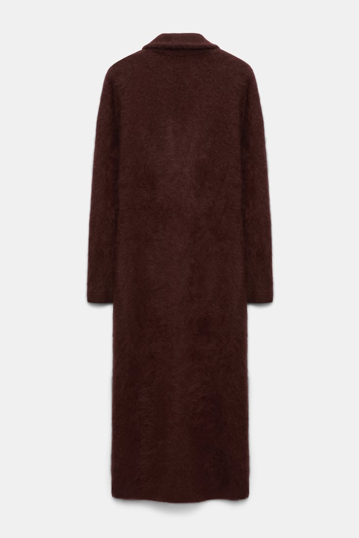 Dorothee Schumacher Virgin Merino-cashmere coat dark chocolate