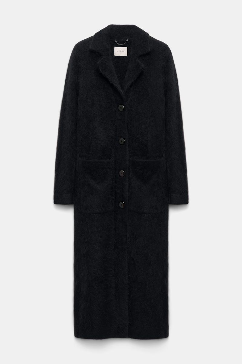 Dorothee Schumacher Virgin Merino-cashmere Coat In Black