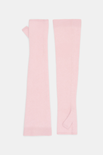 Dorothee Schumacher Fluffy Handschuhe aus Merino und Kaschmir candy rose