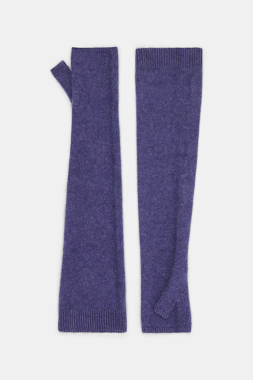 Dorothee Schumacher Fluffy Handschuhe aus Merino und Kaschmir lavendel night