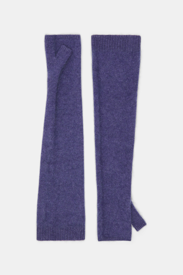 Dorothee Schumacher Fluffy Handschuhe aus Merino und Kaschmir lavendel night
