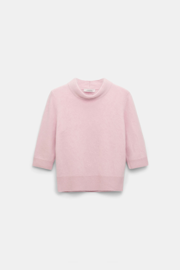 Dorothee Schumacher Fluffy Rollkragenpullover candy rose