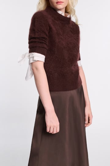 Dorothee Schumacher Fluffy Rollkragenpullover dark chocolate