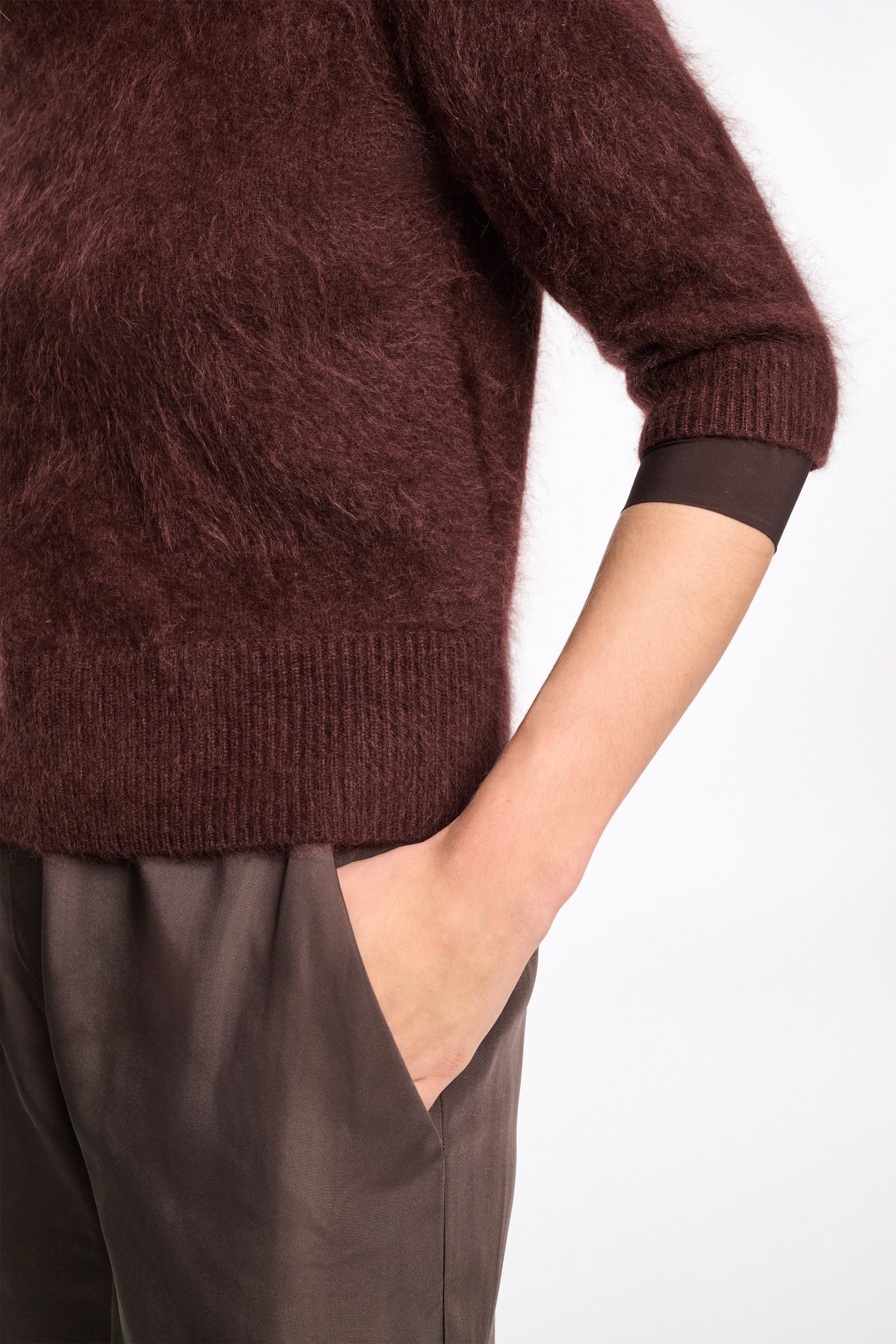 Dorothee Schumacher Fluffy Rollkragenpullover dark chocolate