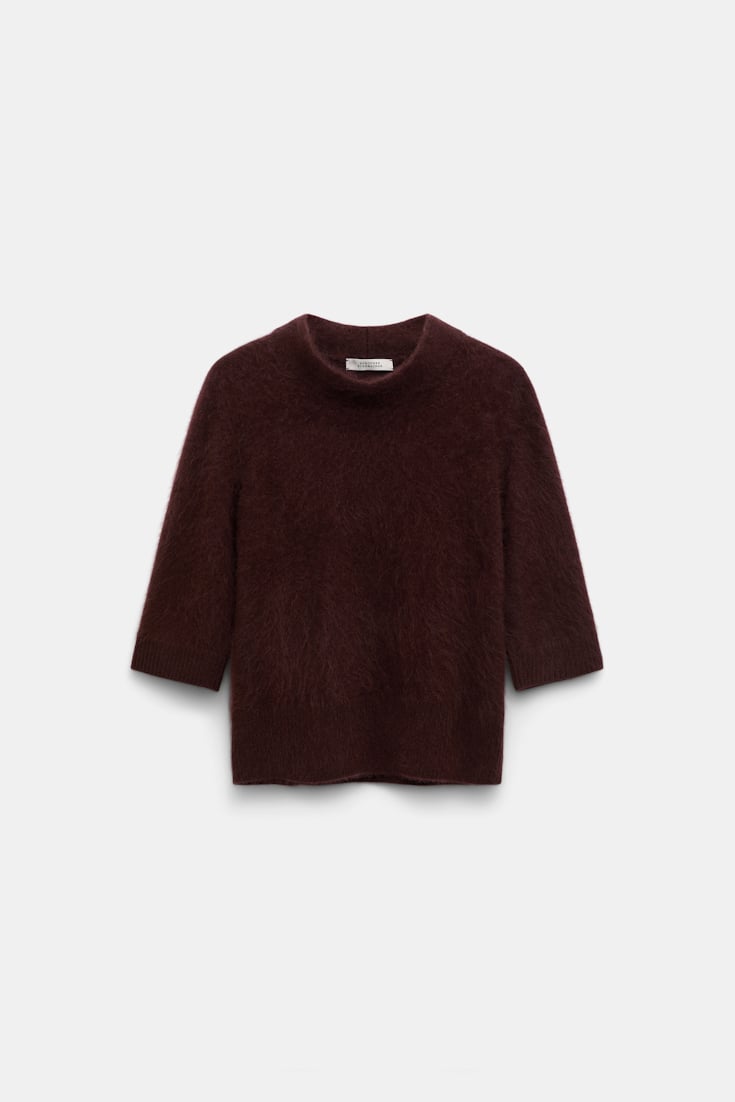 Dorothee Schumacher Fluffy Rollkragenpullover dark chocolate