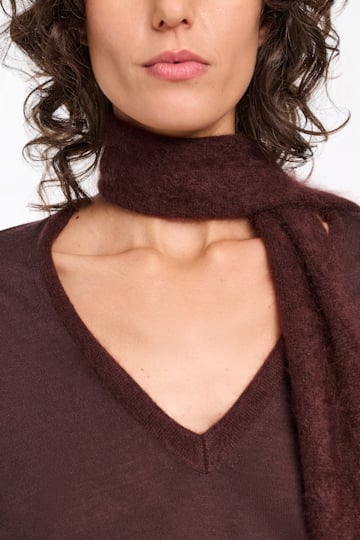 Dorothee Schumacher Fluffy Schal dark chocolate